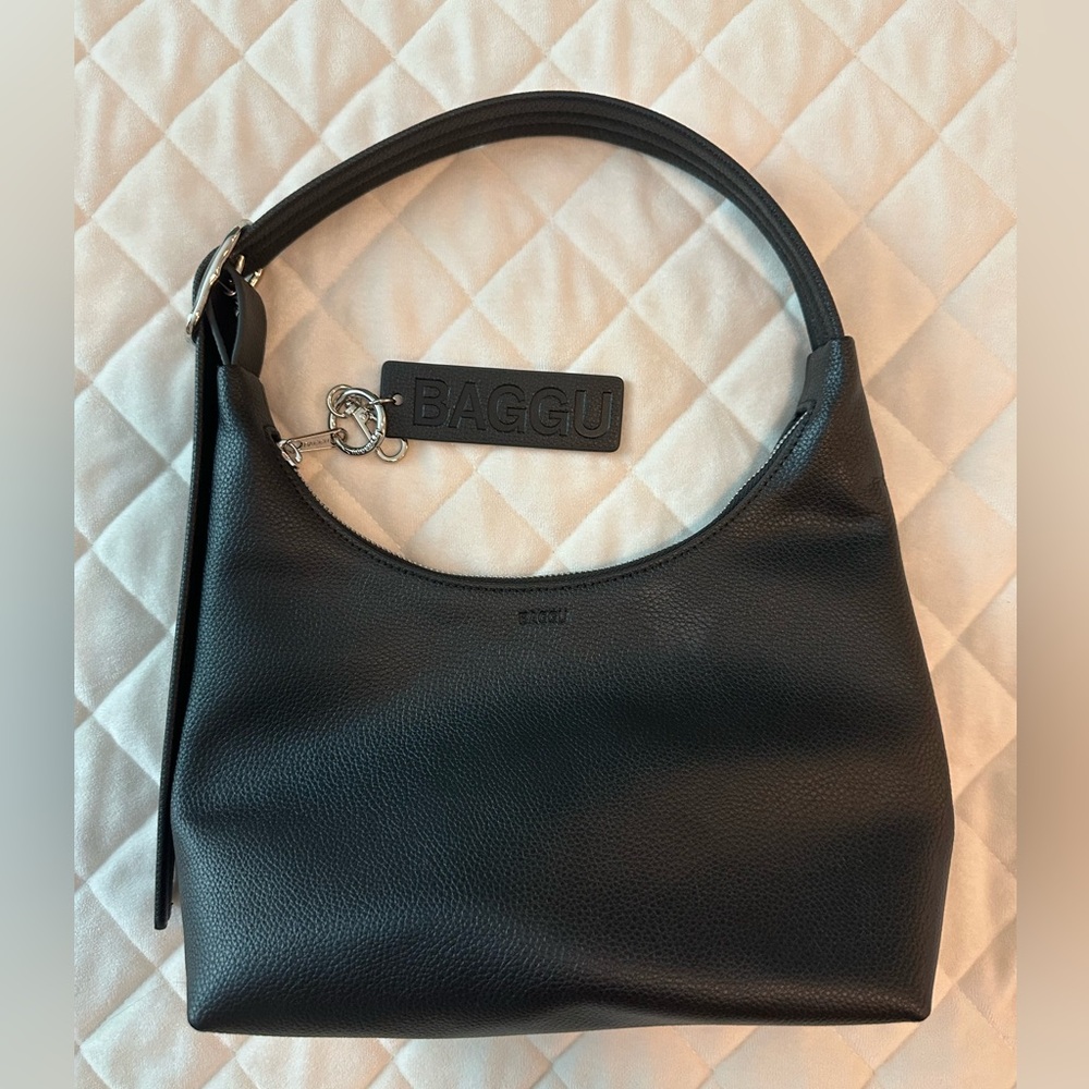 Baggu Mini Recycled Leather Shoulder Bag